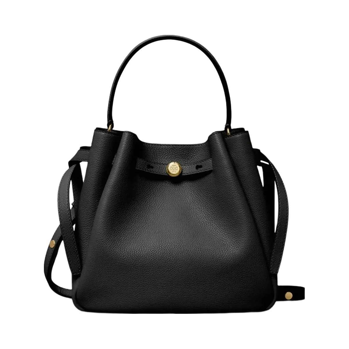 Tory Burch Romy Bucket Bag Black - HypeFly India View 1