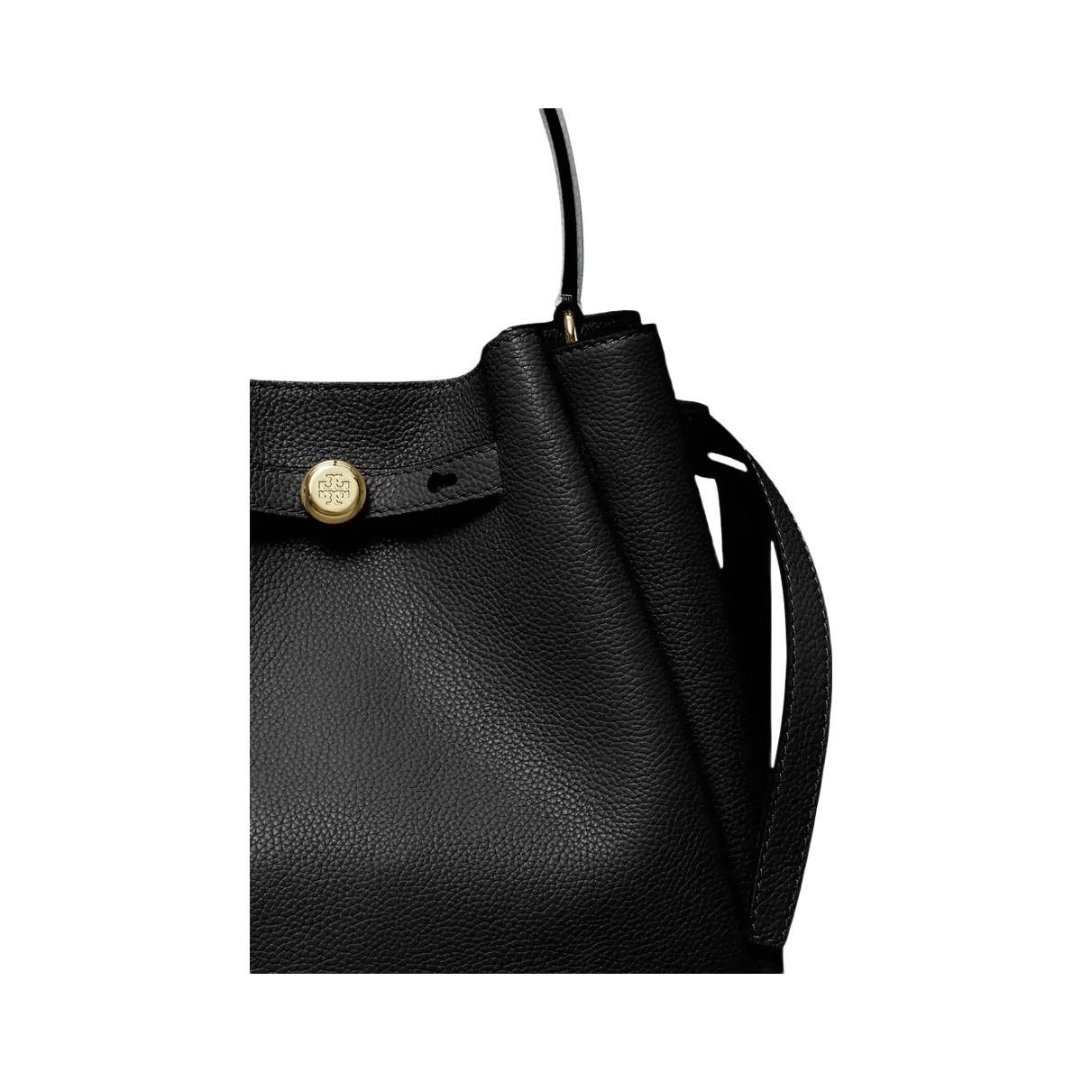 Tory Burch Romy Bucket Bag Black - HypeFly India View 6
