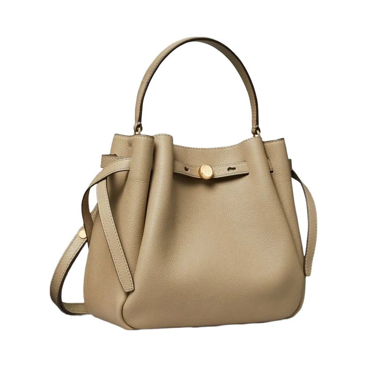Tory Burch Romy Bucket Bag Soft Cement - HypeFly India View 3