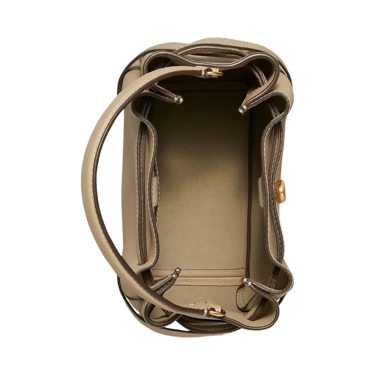 Tory Burch Romy Bucket Bag Soft Cement - HypeFly India View 6