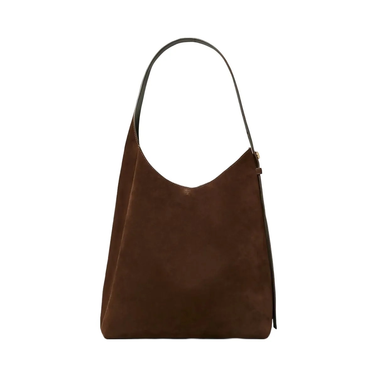 Tory Burch Romy Suede Hobo Bag Dark Cocoa - HypeFly India View 4