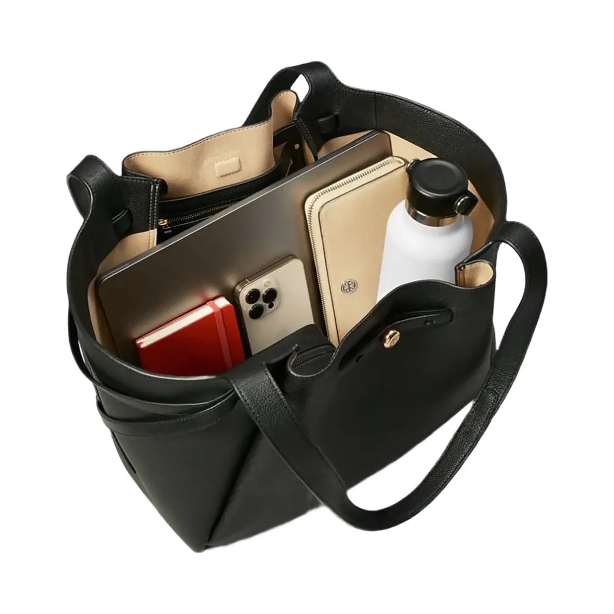 Tory Burch Romy Tote Black - HypeFly India View 4