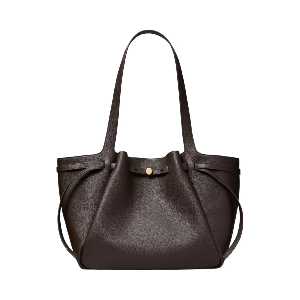 Tory Burch Romy Tote Deep Brown - HypeFly India View 1