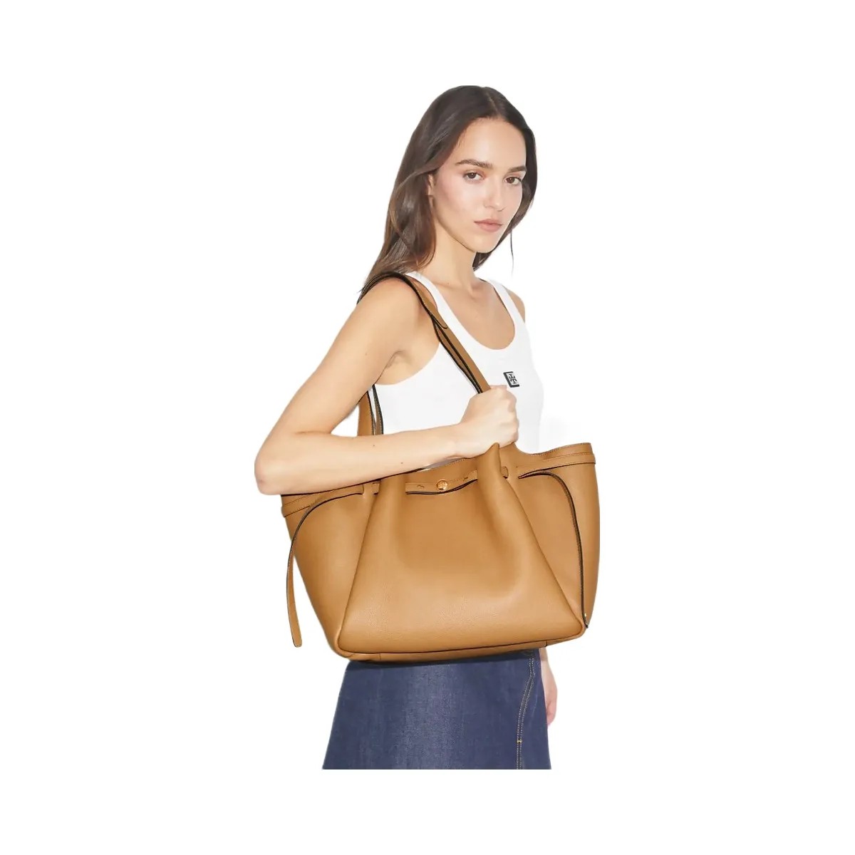 Tory Burch Romy Tote Tiramisu - HypeFly India View 2