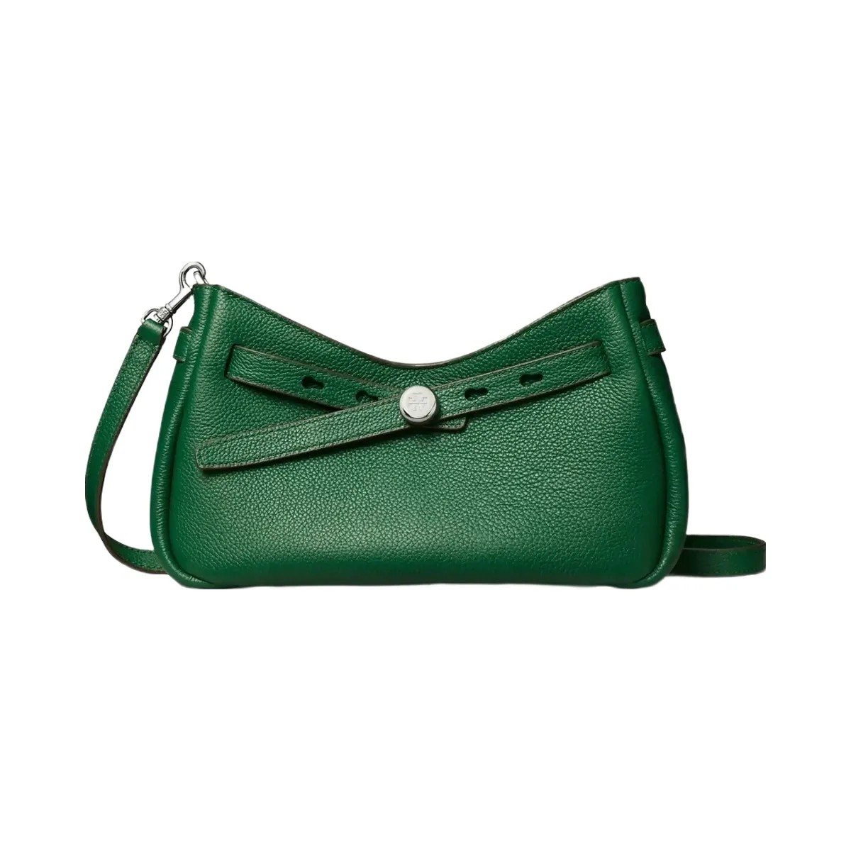 Tory Burch Romy Zip Top Crossbody Dark Kale - HypeFly India View 1