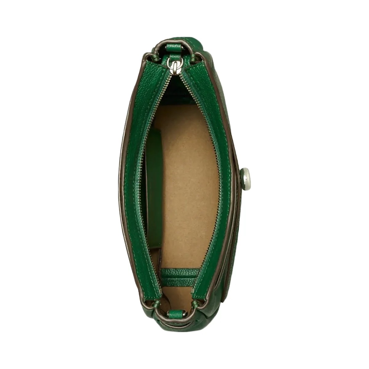 Tory Burch Romy Zip Top Crossbody Dark Kale - HypeFly India View 6