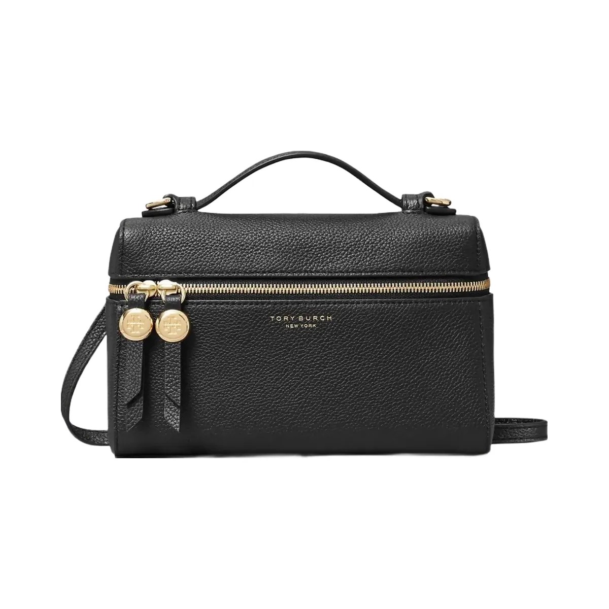 Tory Burch Slim Romy Top Handle Bag Black - HypeFly India View 1