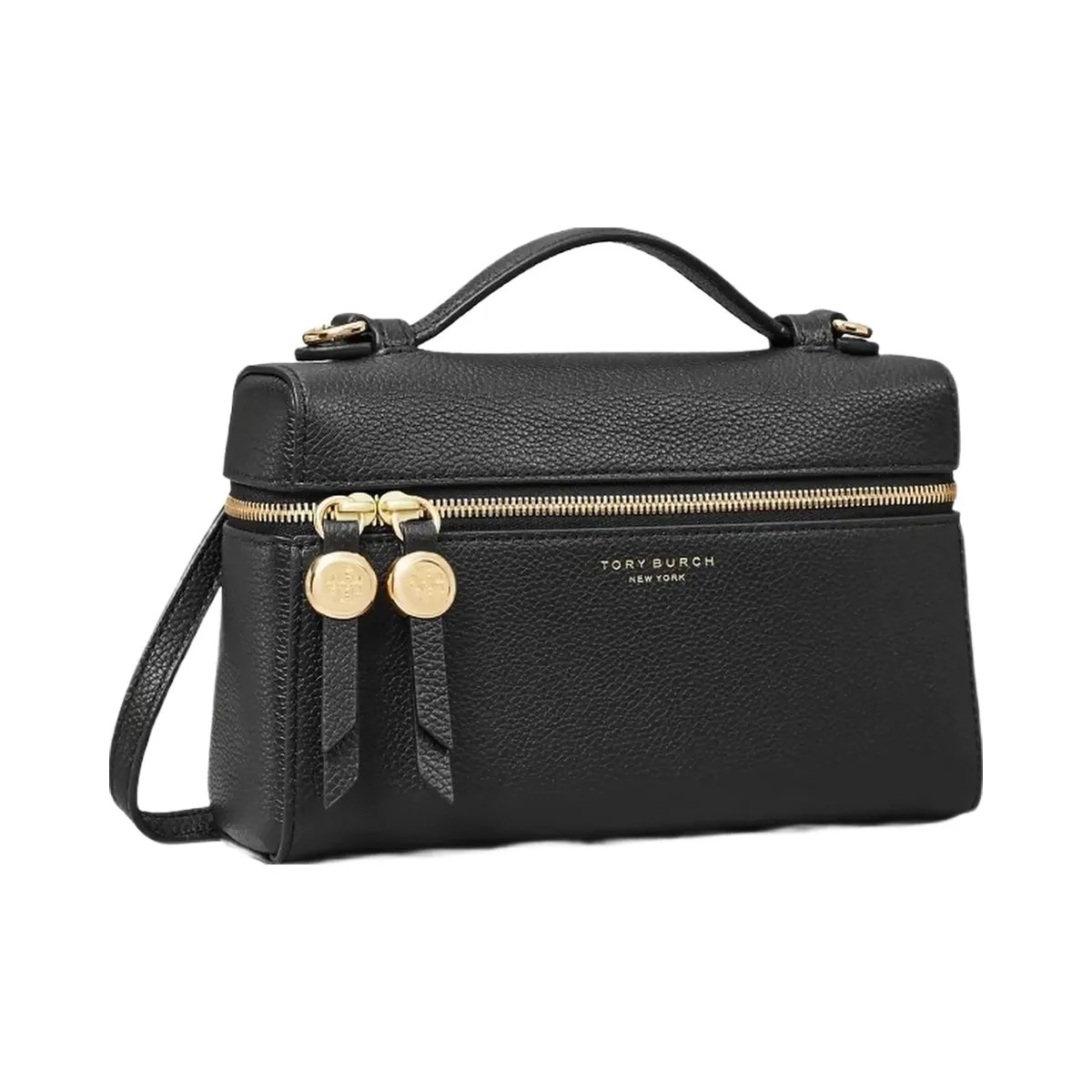 Tory Burch Slim Romy Top Handle Bag Black - HypeFly India View 3