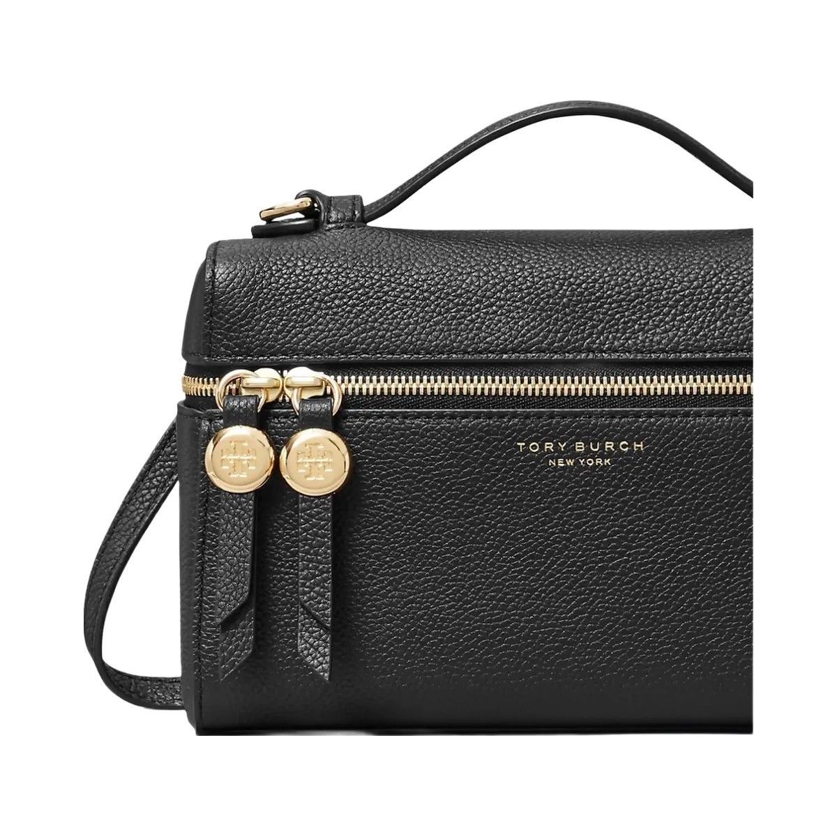 Tory Burch Slim Romy Top Handle Bag Black - HypeFly India View 4