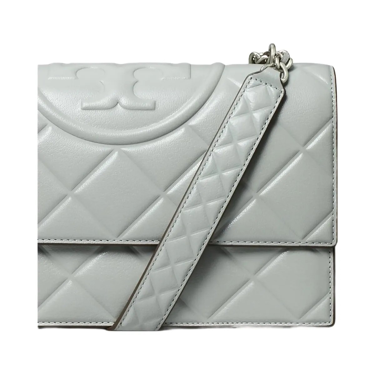 Tory Burch Small Fleming Shoulder Bag Gray - HypeFly India View 6