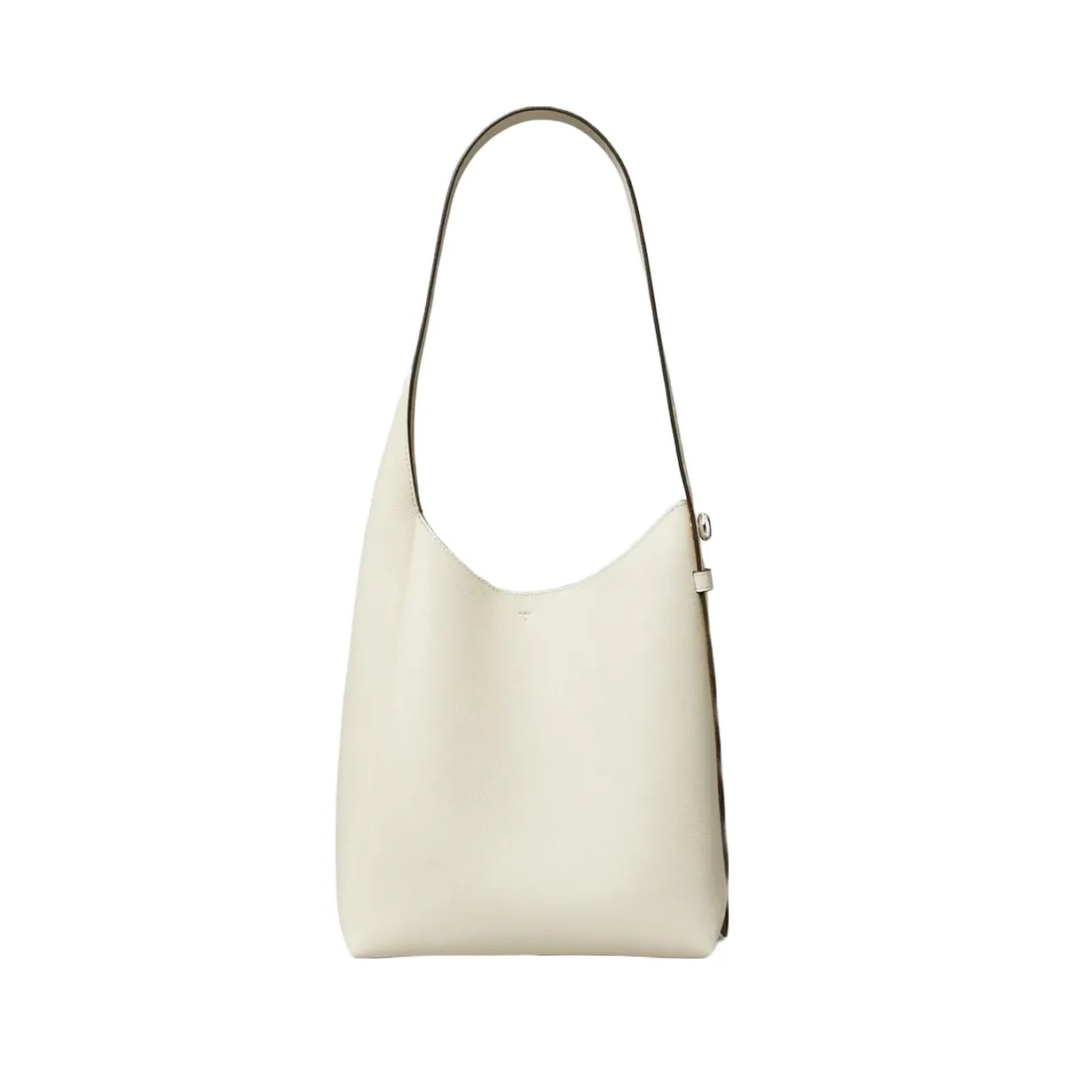 Tory Burch Small Romy Hobo Bag Light Cream - HypeFly India View 1