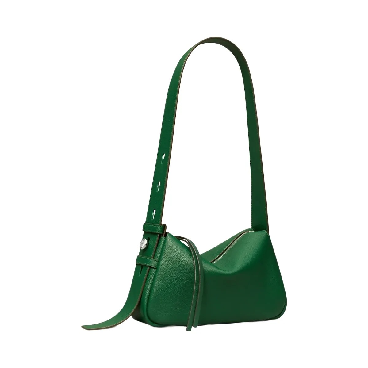 Tory Burch Small Romy Shoulder Bag Dark Kale - HypeFly India View 1