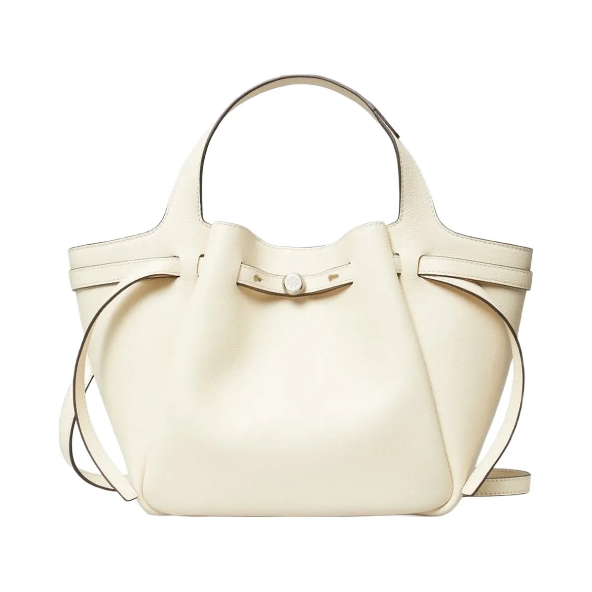 Tory Burch Small Romy Tote Light Cream - HypeFly India View 1
