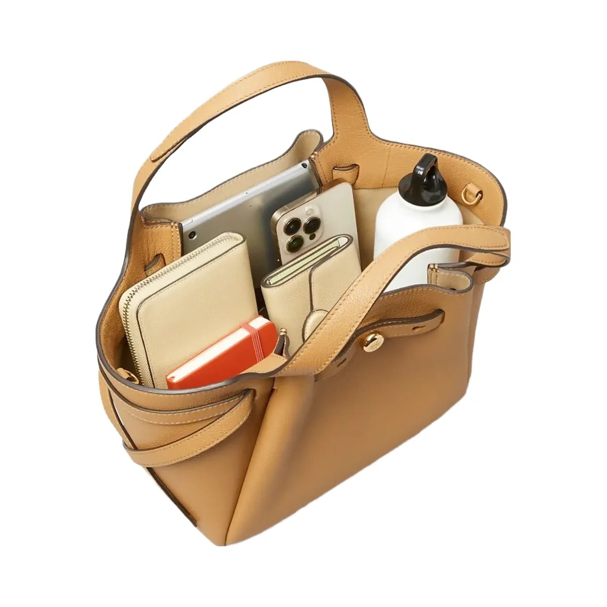 Tory Burch Small Romy Tote Tiramisu - HypeFly India View 4