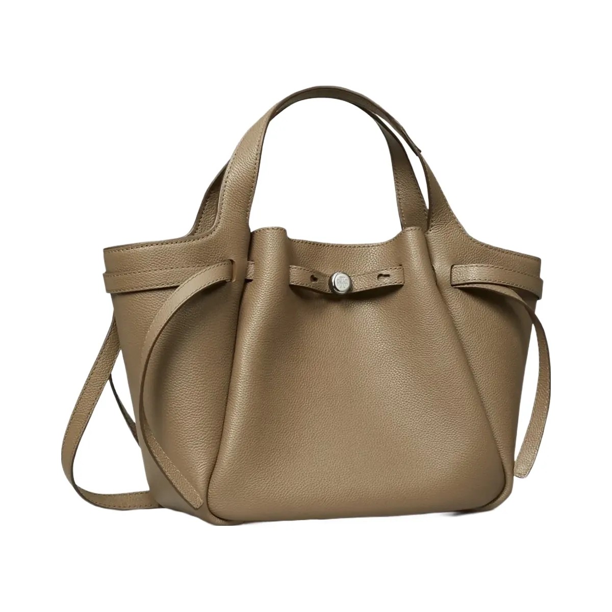Tory Burch Small Romy Tote Wild Mushroom - HypeFly India View 3