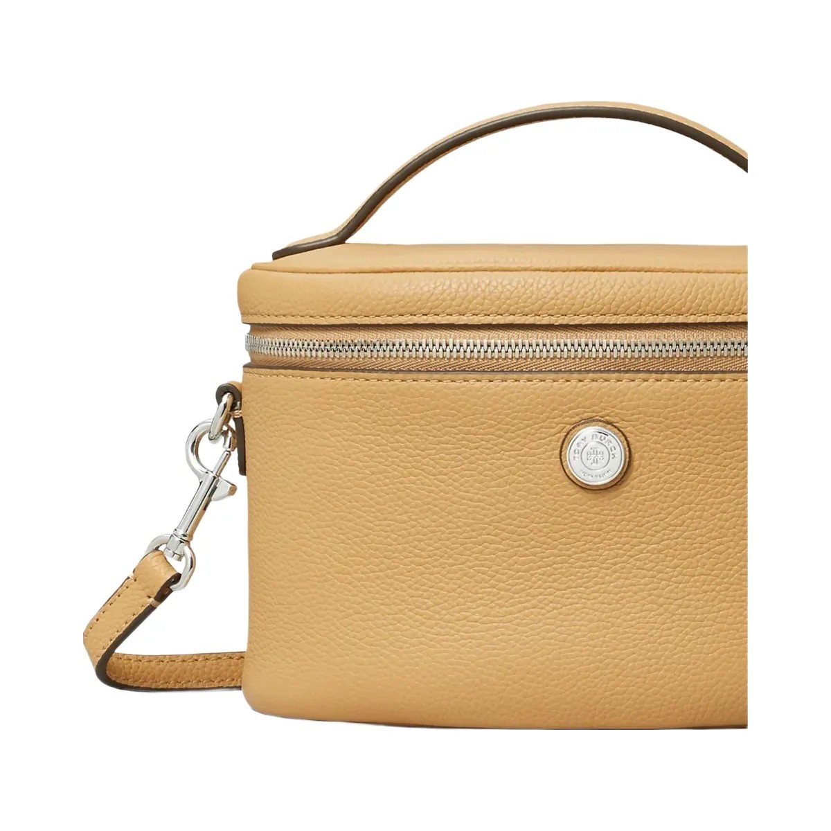Tory Burch Soft Pebbled Vanity Case Biscotti - HypeFly India View 4