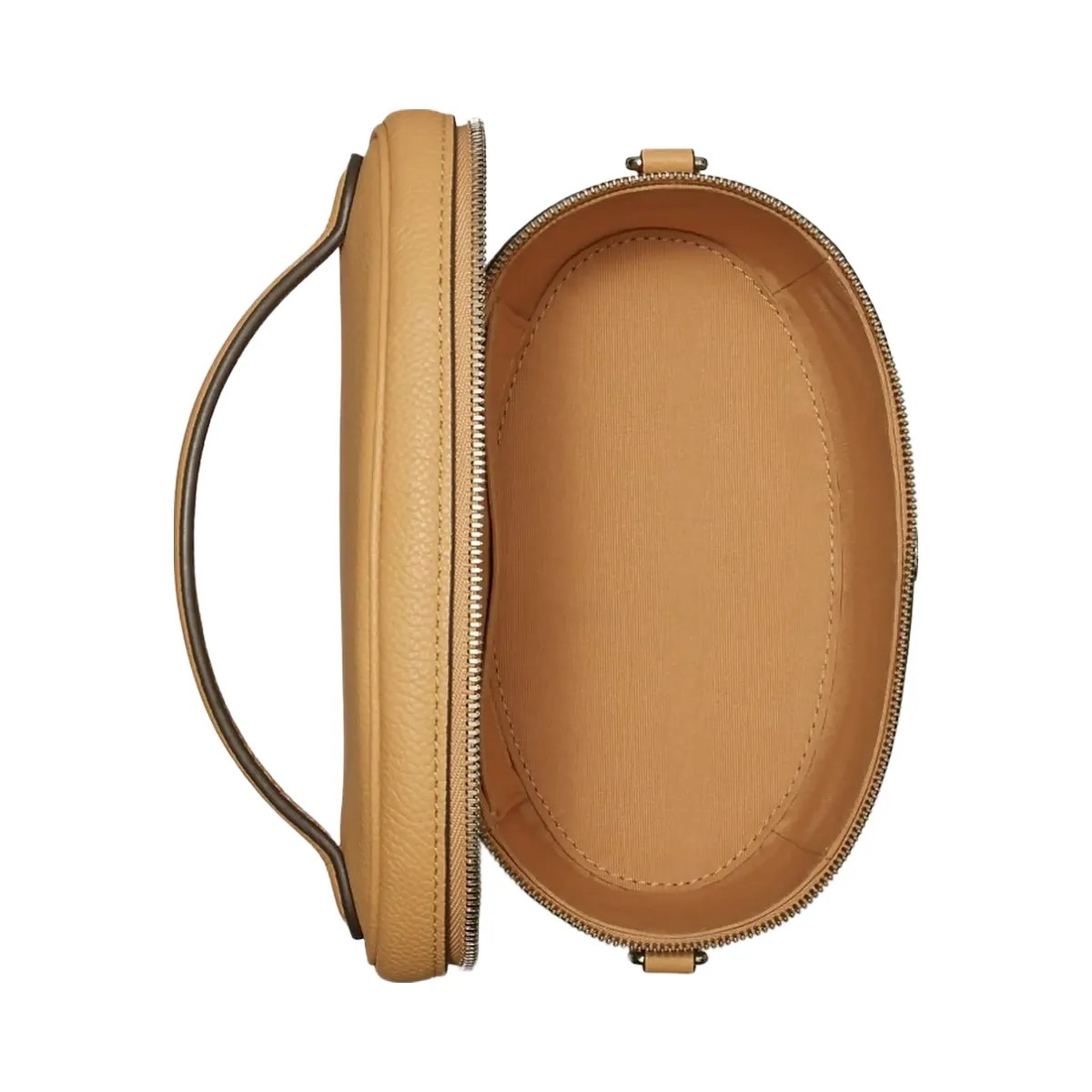 Tory Burch Soft Pebbled Vanity Case Biscotti - HypeFly India View 5