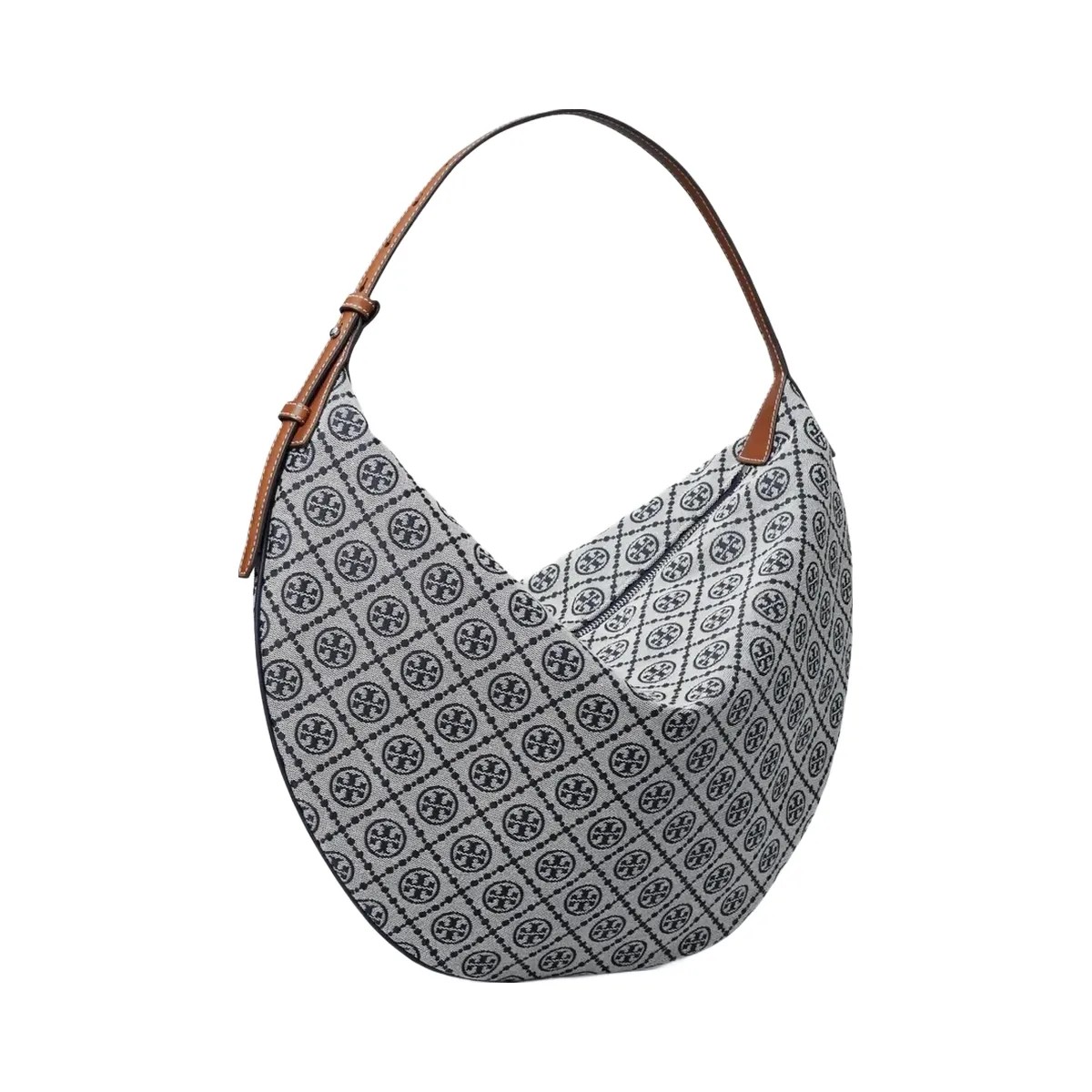 Tory Burch T Monogram Balloon Bag Tory Navy - HypeFly India View 4