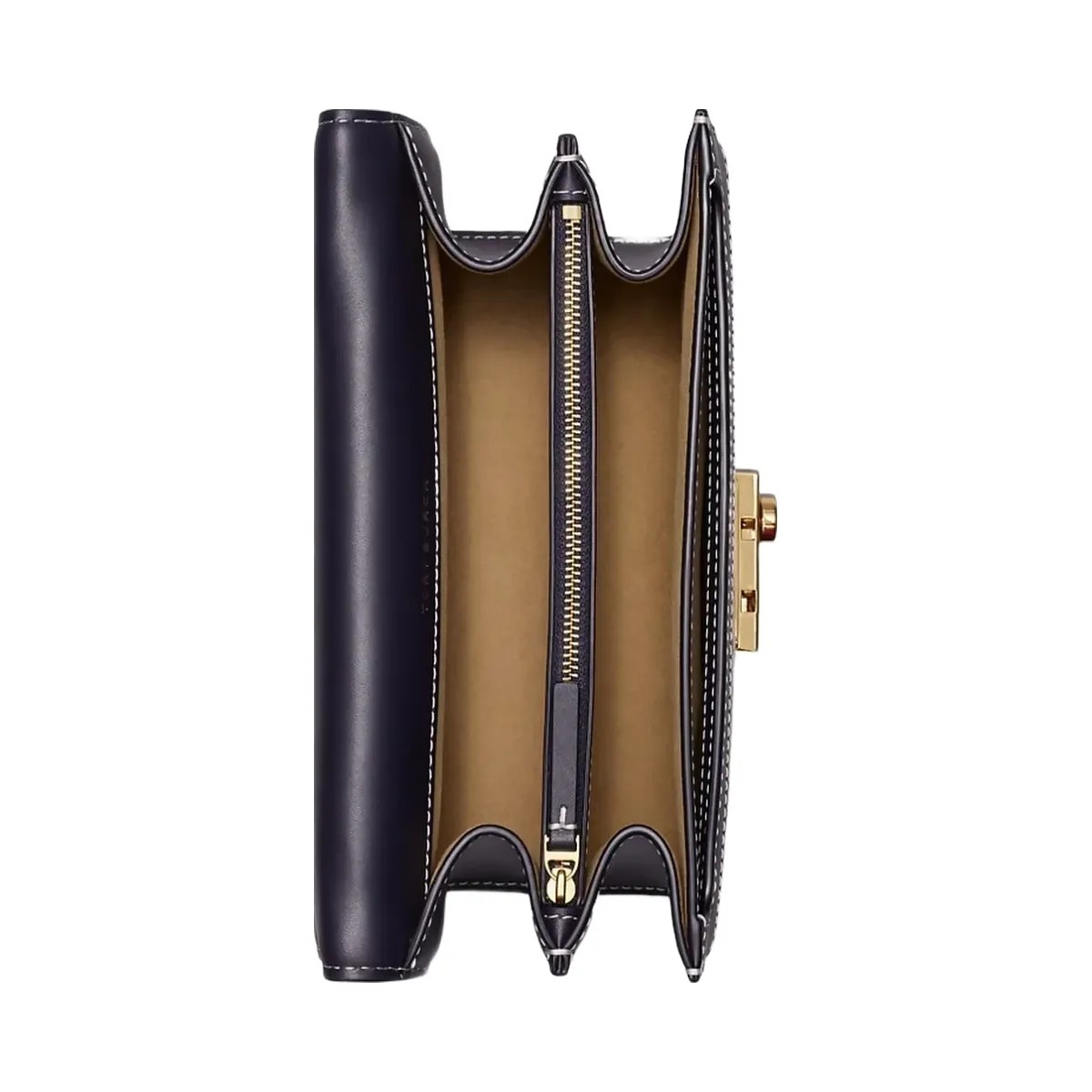 Tory Burch T Monogram Shoulder Bag Tory Navy - HypeFly India View 6