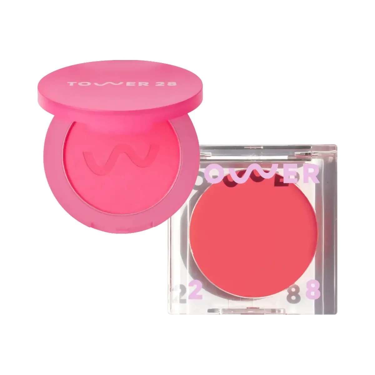 Tower 28 The Cheeky Duo Hot Pink Cheeks - HypeFly India View 1