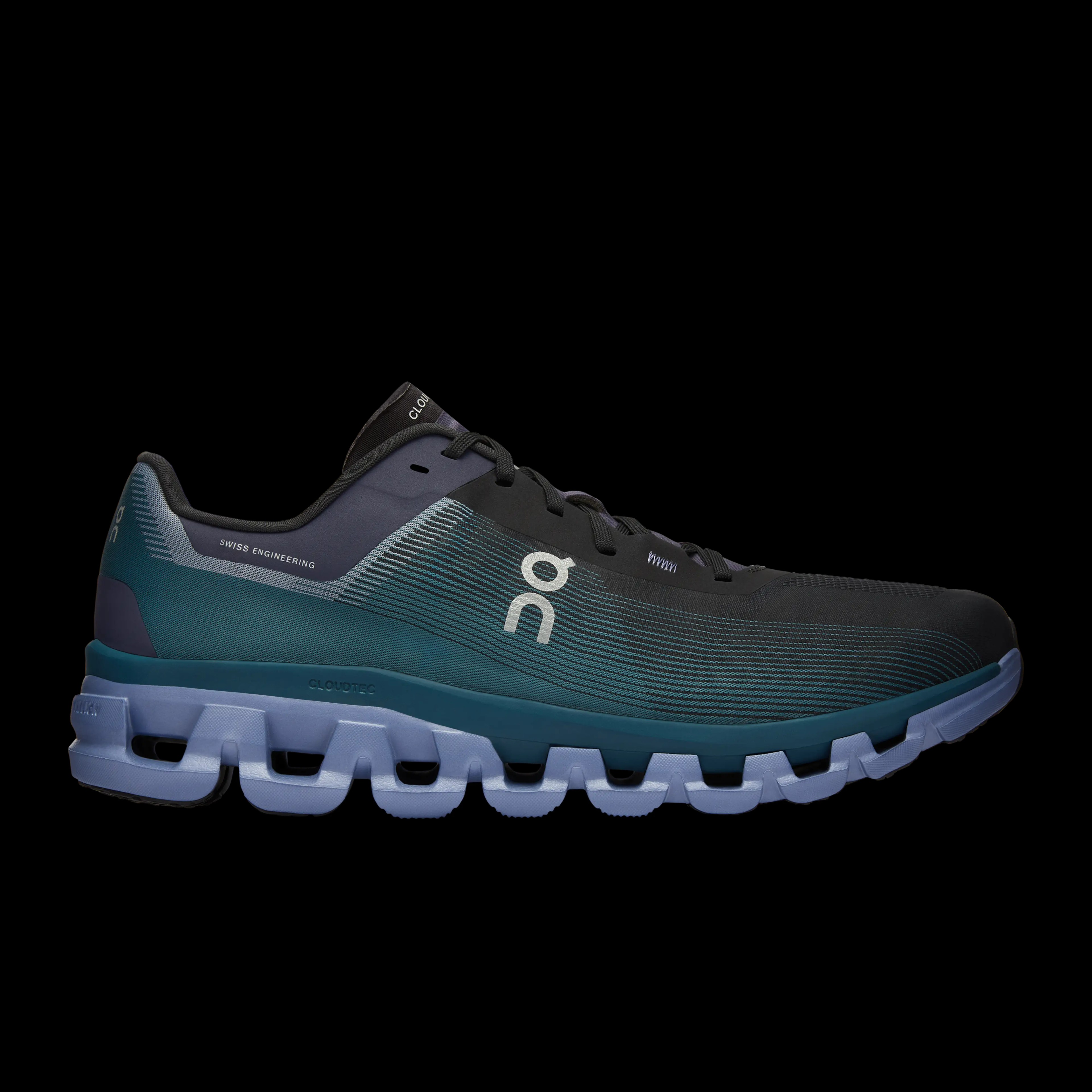 Cloudflow 4 'Black/Storm' On Running - HypeFly India View 1