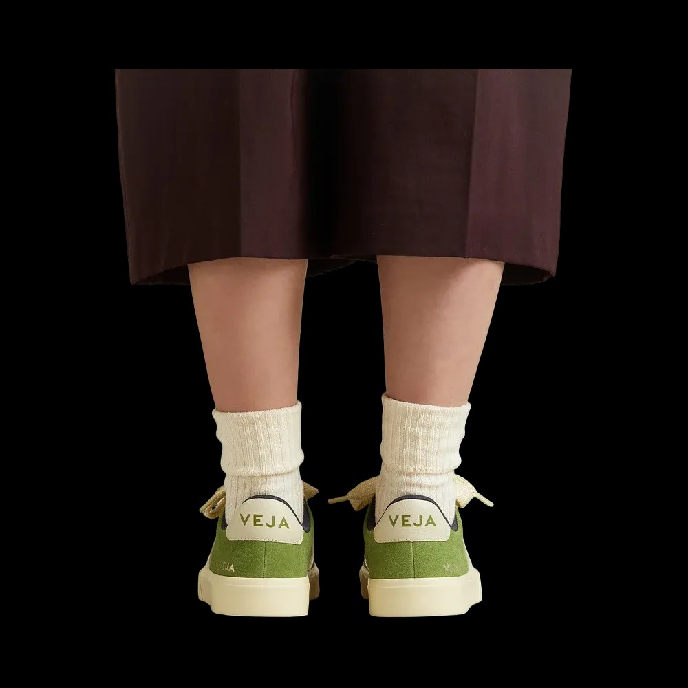 Veja Campo Bold Suede Kiwi Pierre - HypeFly India View 4