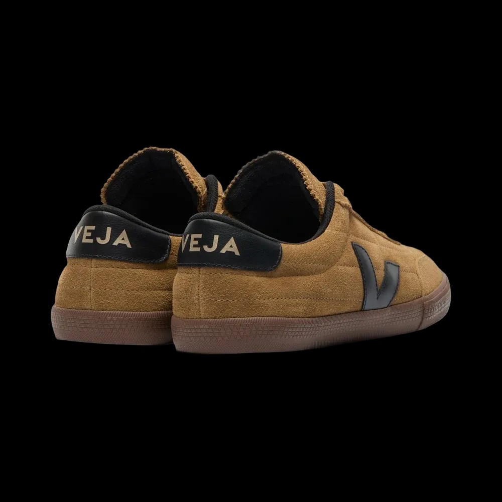 Veja Panenka Suede Tent Black Bark - HypeFly India View 3
