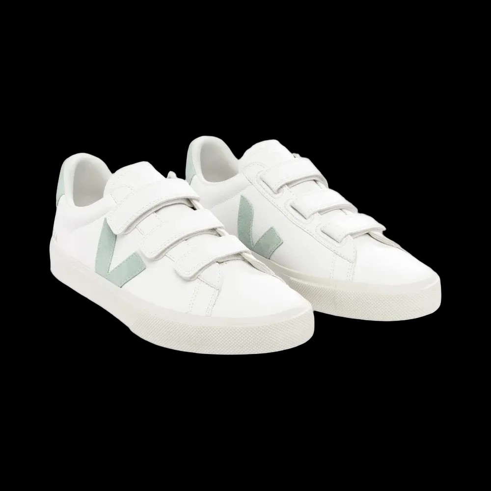 Veja Recife Leather White Matcha - HypeFly India View 2