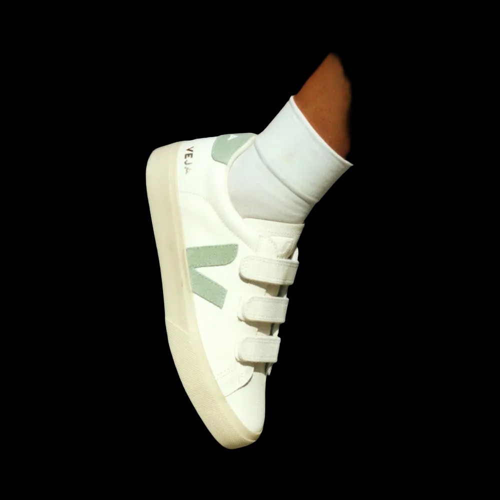 Veja Recife Leather White Matcha - HypeFly India View 4