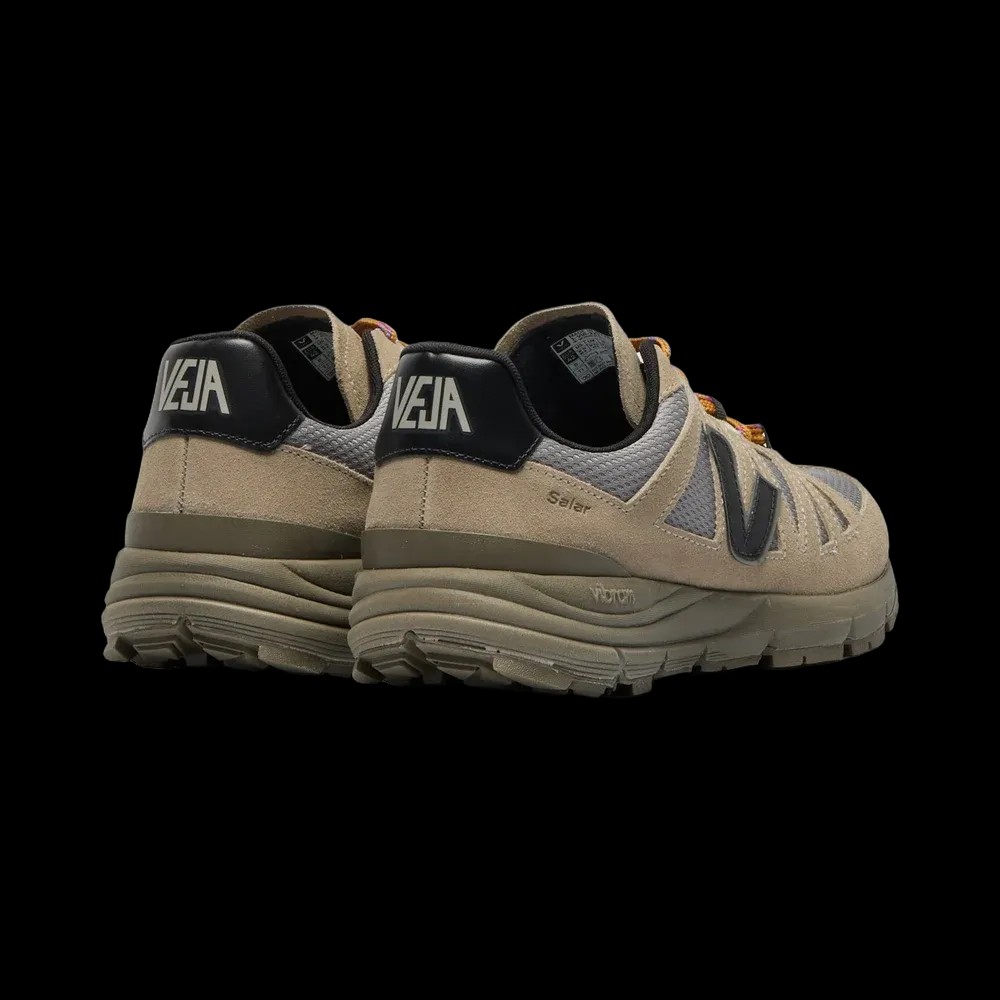 Veja Salar Alveomesh Ardoise Taupe Black - HypeFly India View 3