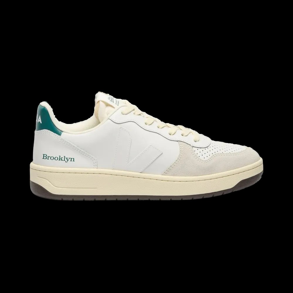 Veja V-10 Leather Brooklyn White Brittany - HypeFly India View 1