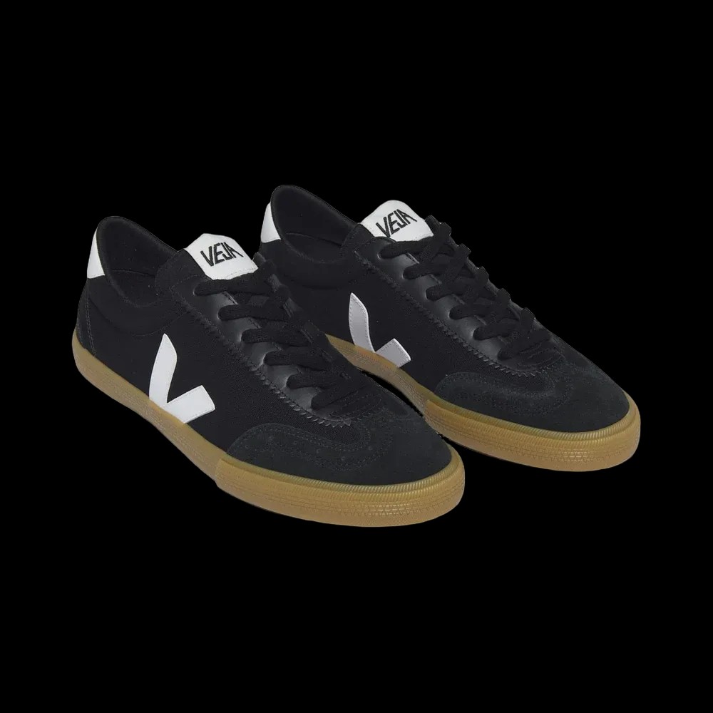 Veja Volley Canvas Black White Natural - HypeFly India View 2