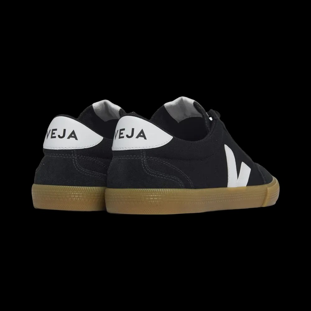 Veja Volley Canvas Black White Natural - HypeFly India View 3
