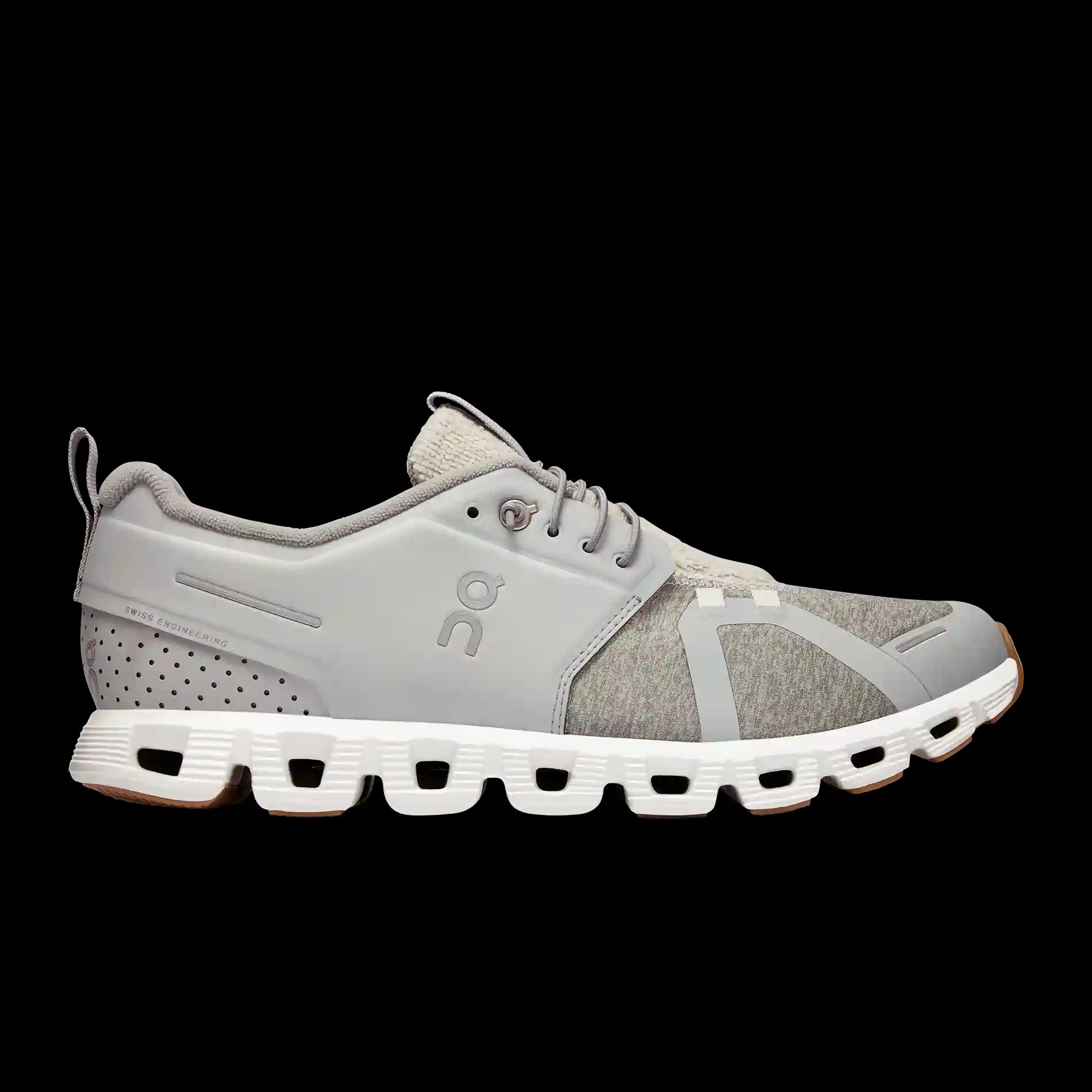 Cloud 5 Terry Glacier White On Running - HypeFly India View 1