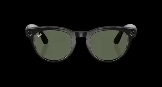 Ray-Ban Meta Low Bridge Fit Headliner 'Shiny Black Lenses G-15 Green' - HypeFly India View 2