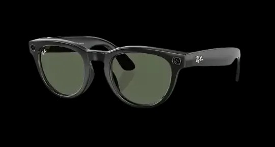 Ray-Ban Meta Low Bridge Fit Headliner 'Shiny Black Lenses G-15 Green' - HypeFly India View 1