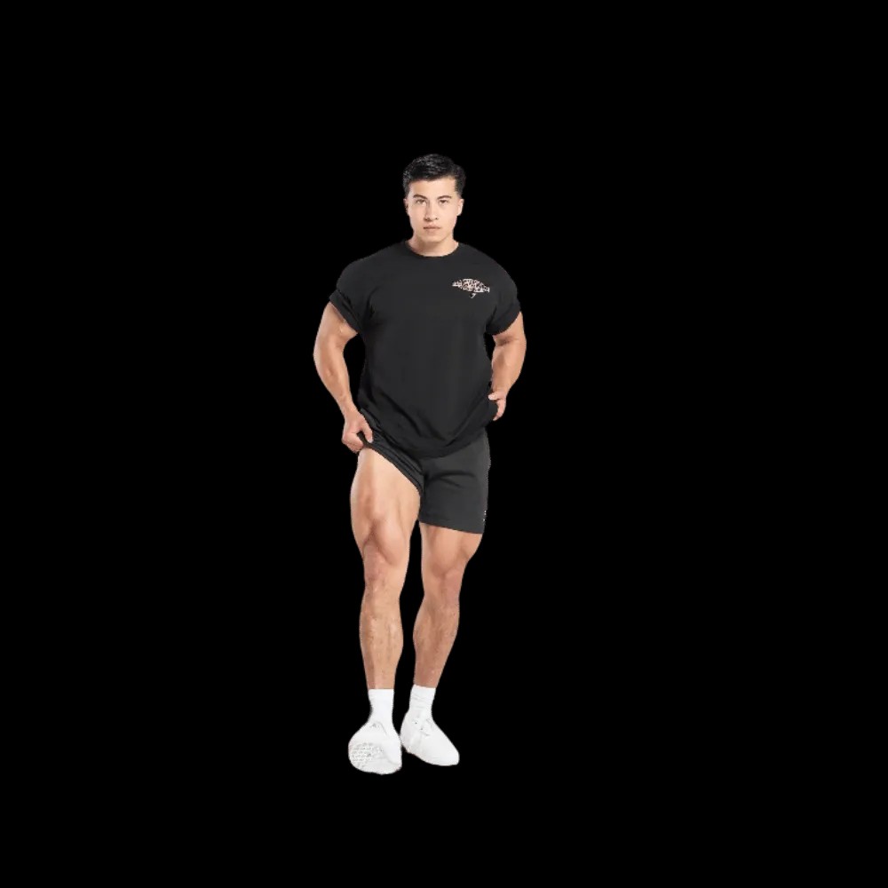 Gymshark Worldwide T-Shirt Black - HypeFly India View 2