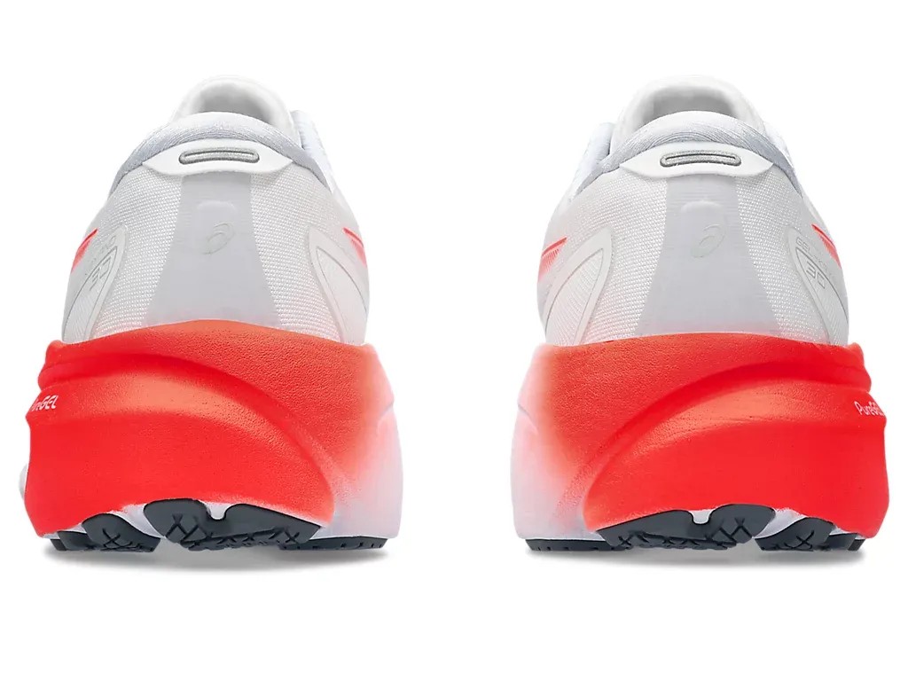 Asics Kayano 30 White/Sunrise Red - HypeFly India View 3