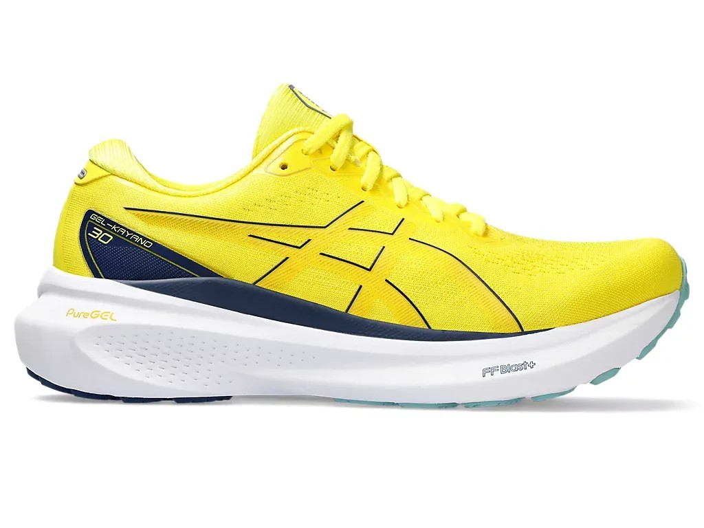 Asics Kayano 30 Bright Yellow/Blue Expanse - HypeFly India View 1