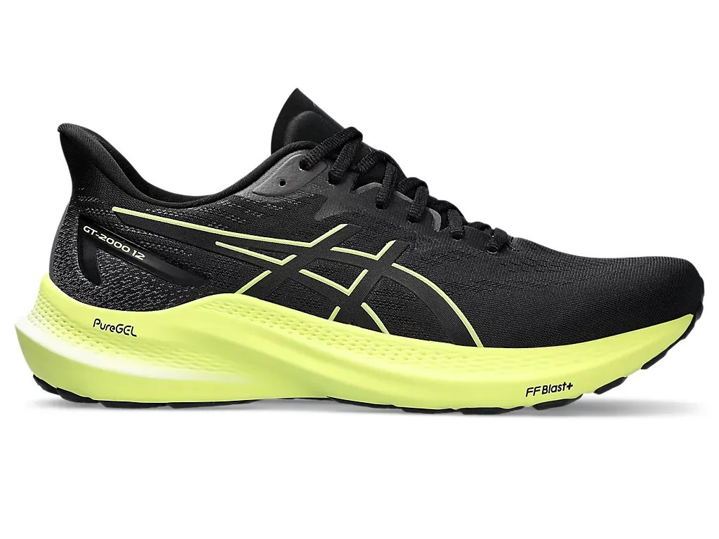 Asics GT-2000 Black/Glow Yellow - HypeFly India View 1