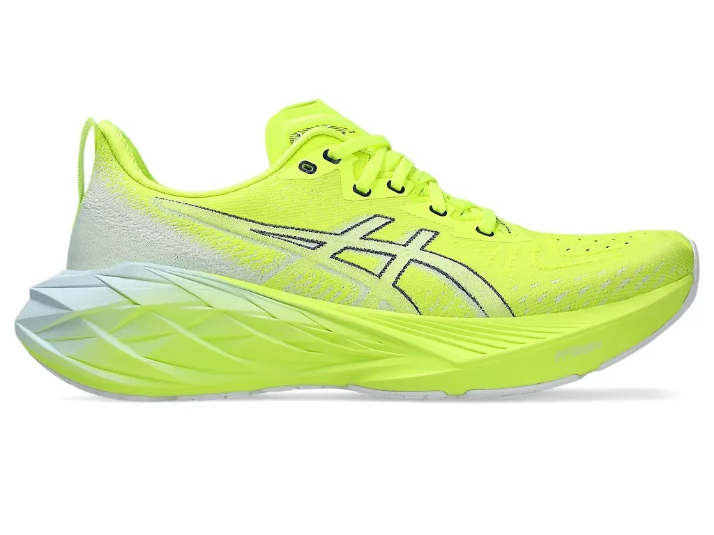 Asics Novablast 4 Safety Yellow/Cool Grey - HypeFly India View 1