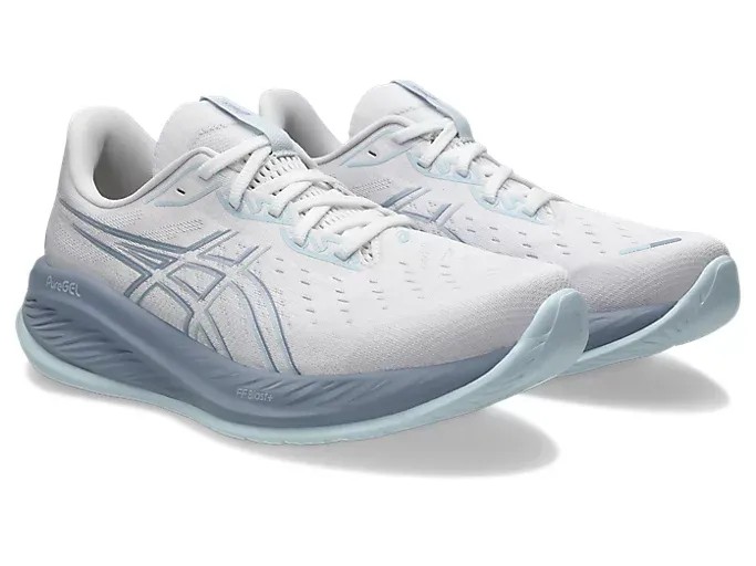 Asics Gel Cumulus 26 White/Cool Grey - HypeFly India View 2