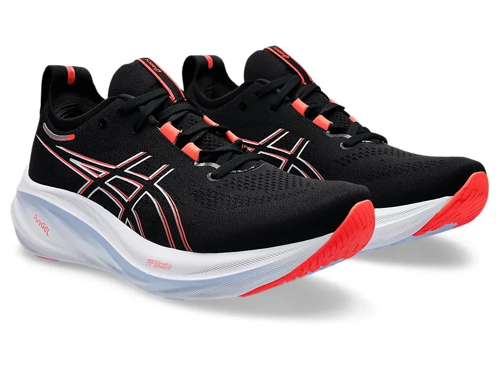 Asics Gel Nimbus 26 Black/True Red - HypeFly India View 3