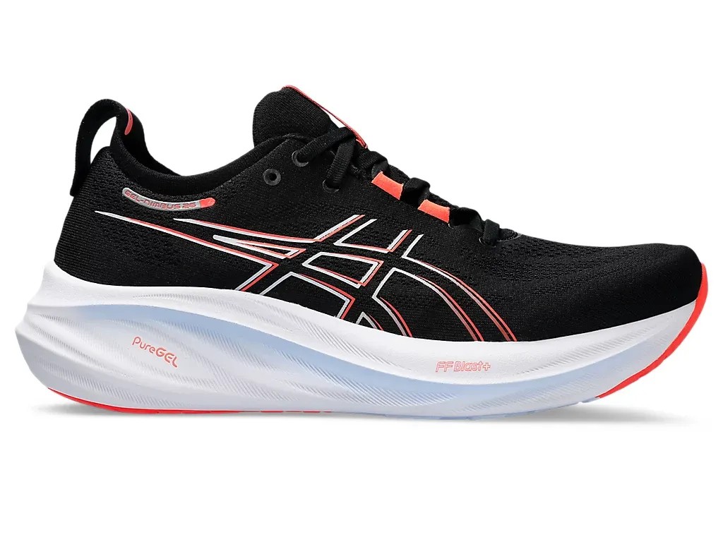 Asics Gel Nimbus 26 Black/True Red - HypeFly India View 1