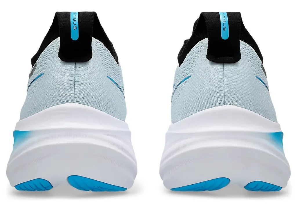 Asics Gel Nimbus 26 Cool Grey/Bright Cyan - HypeFly India View 3