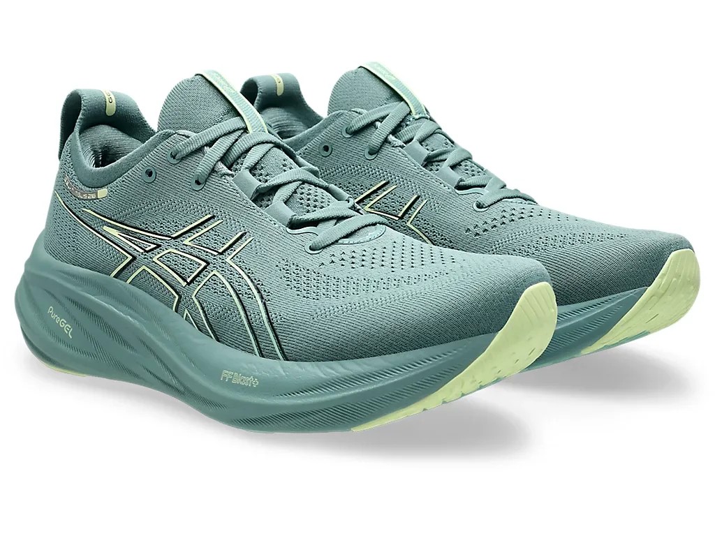 Asics Gel Nimbus 26 Celadon/Light Celadon - HypeFly India View 3