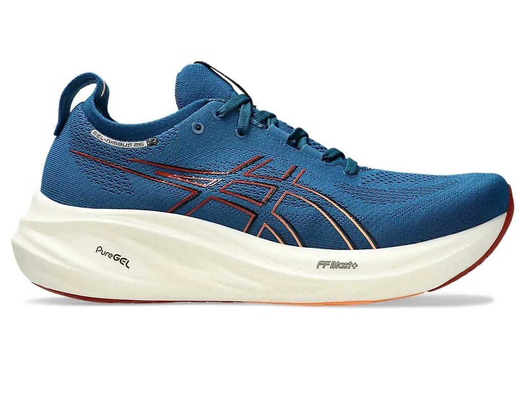 Asics Gel Nimbus 26 Rich Navy/Faded Orange - HypeFly India View 1
