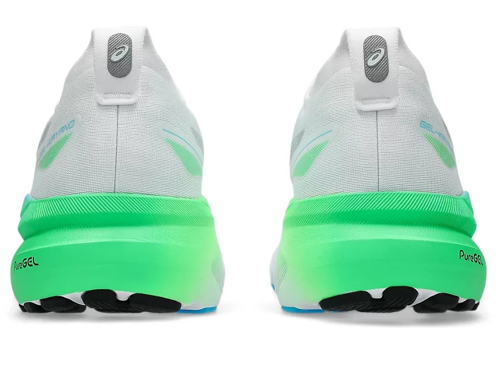 Asics Gel Kayano 31 White/Bright Cyan - HypeFly India View 3