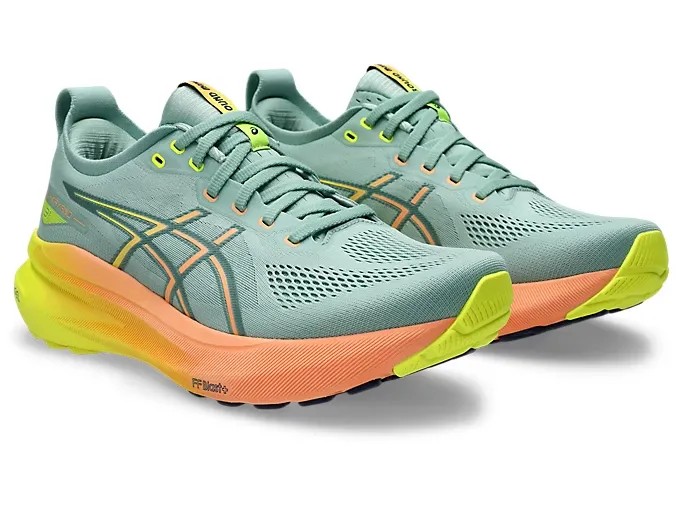 Asics Gel Kayano 31 Light Celadon/Safety Yellow - HypeFly India View 2