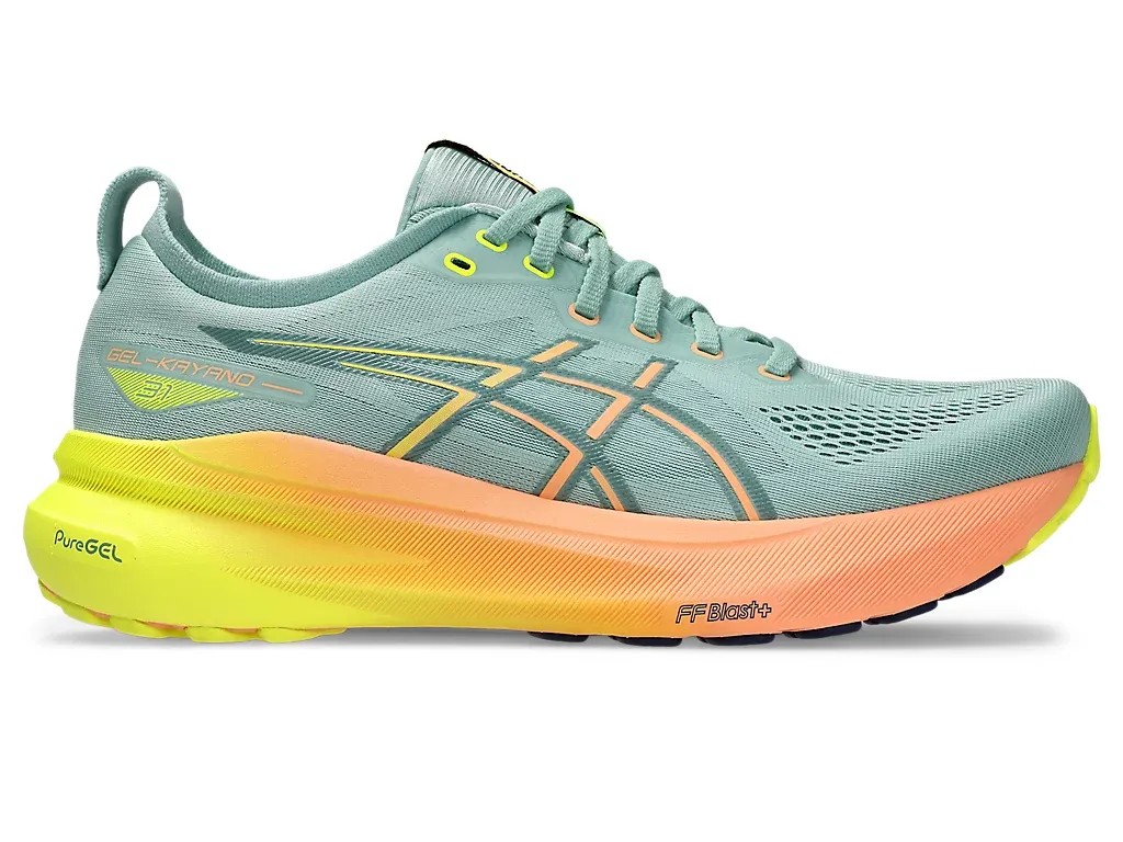 Asics Gel Kayano 31 Light Celadon/Safety Yellow - HypeFly India View 1